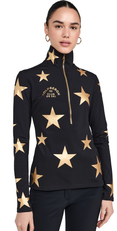 Goldbergh Galactique Ski Pully Black/Gold