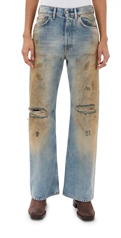 Acne Studios 2021 Penicillin Jeans Mid Blue