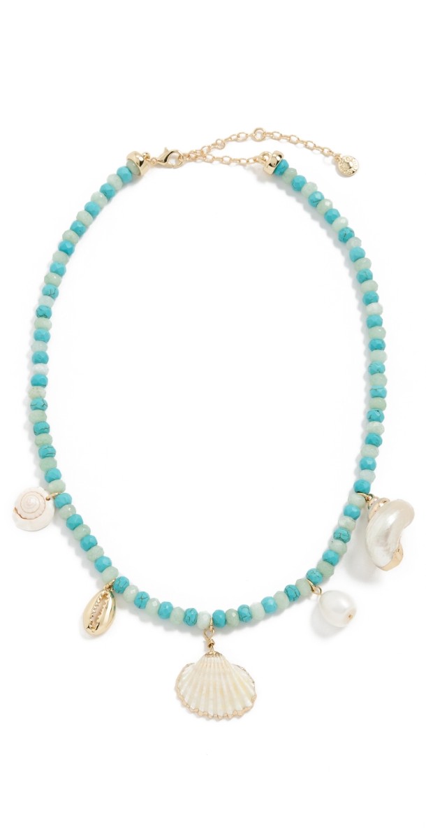 BaubleBar Beck Necklace Turquois