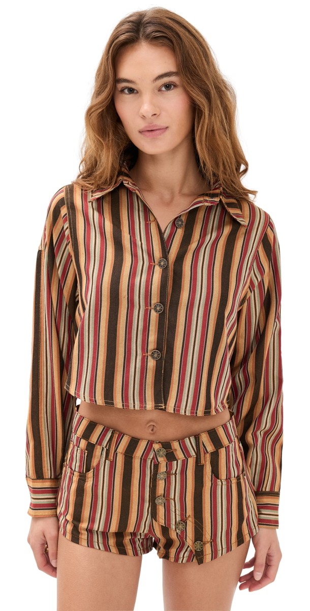 Lioness Sundrenched Shirt Vintage Stripe