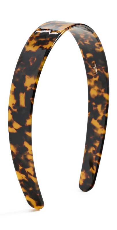 SHASHI Tortoise Headband Dark Tortois