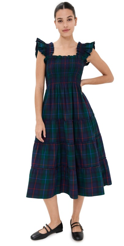 Hill House Home The Ellie Nap Dress Midnight Tartan