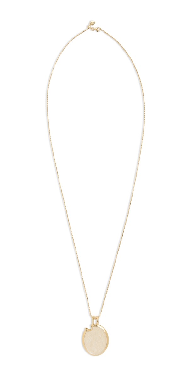 Sophie Blake Double Sided Rumor Pendant Necklace Gold/Pearl/Onyx