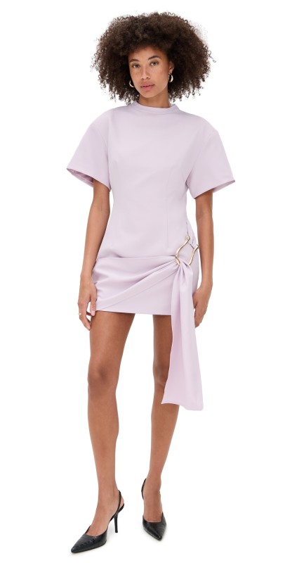 Lioness Martini Mini Dress Lavender Fog