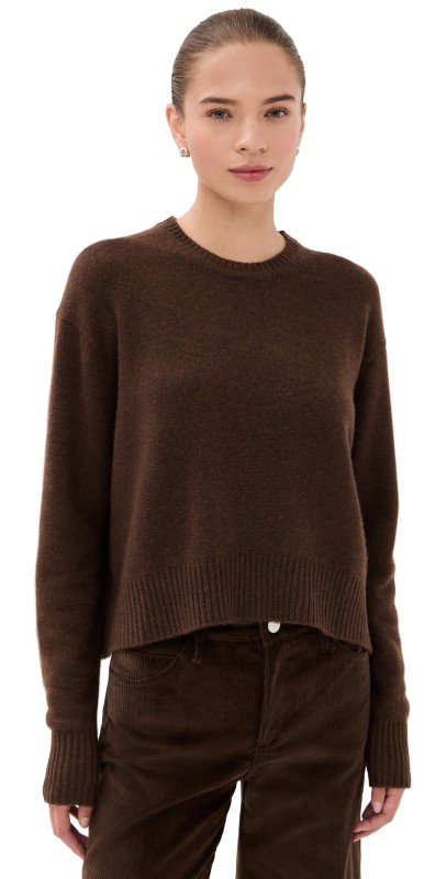 SPRWMN Boxy Cashmere Sweater Americano