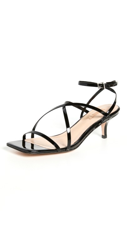 Schutz Bari Low Sandals Black