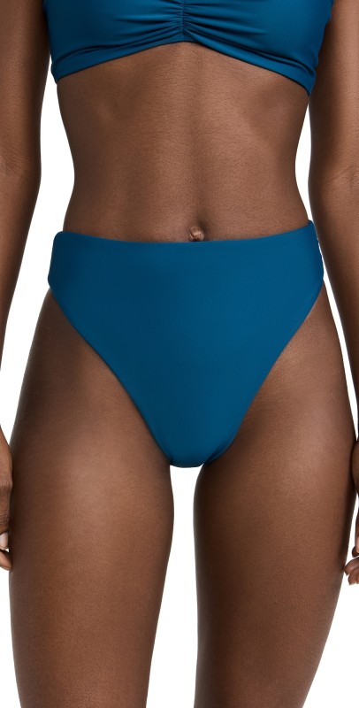 JADE Swim Incline Bikini Bottoms Tide