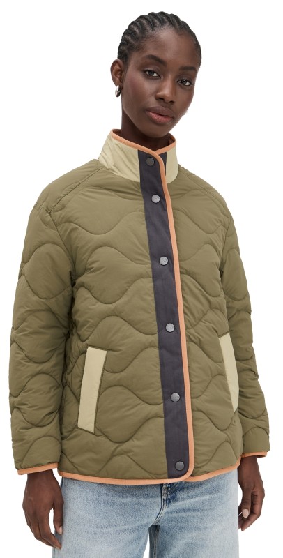 UGG Jazlyn Quilted Jacket Burnt Olive