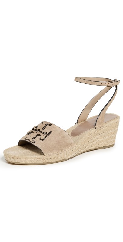 Tory Burch Ines Wedge Espadrilles 50mm Ceramic Taupe