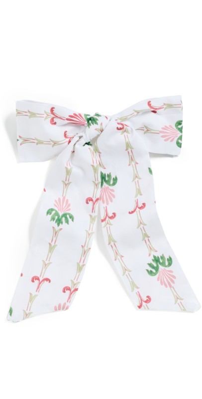 Hill House Home The Belle Bow Trailing Fern, White Mult