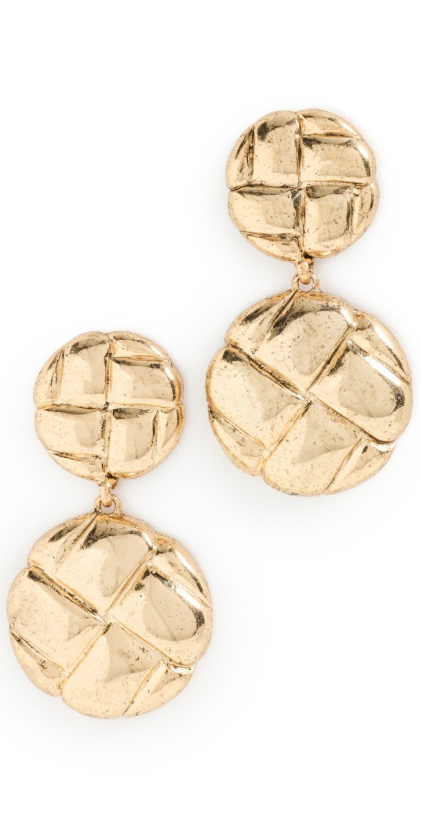 LELET NY Jodie Drop Earrings Gold