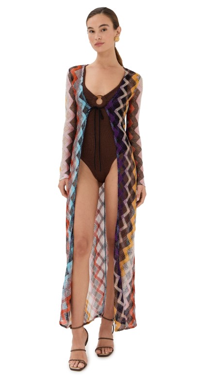 Missoni Long Cover Up Multi Dark