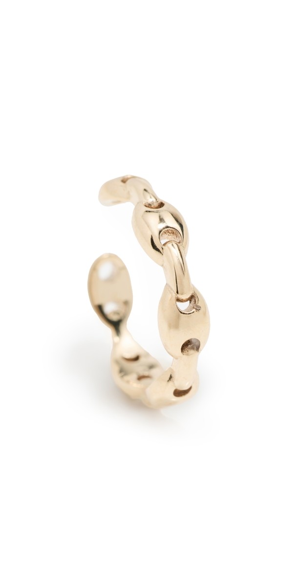 Zoe Chicco 14k Gold Small Mariner Link Hard Ear Cuff 14k Yellow Gold