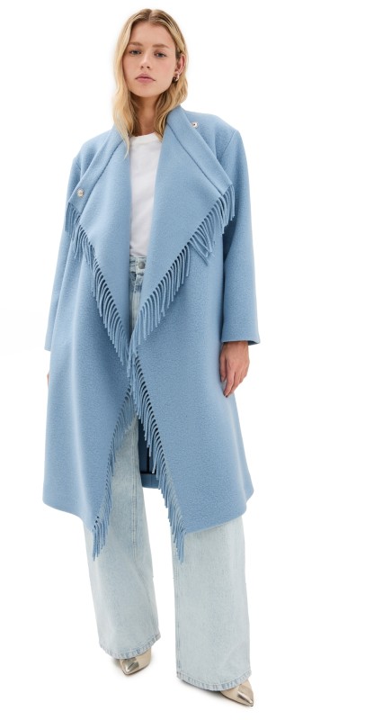 IRO Ricky Overcoat Stone Blue