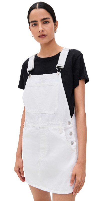 RE/DONE The Overall Dress White