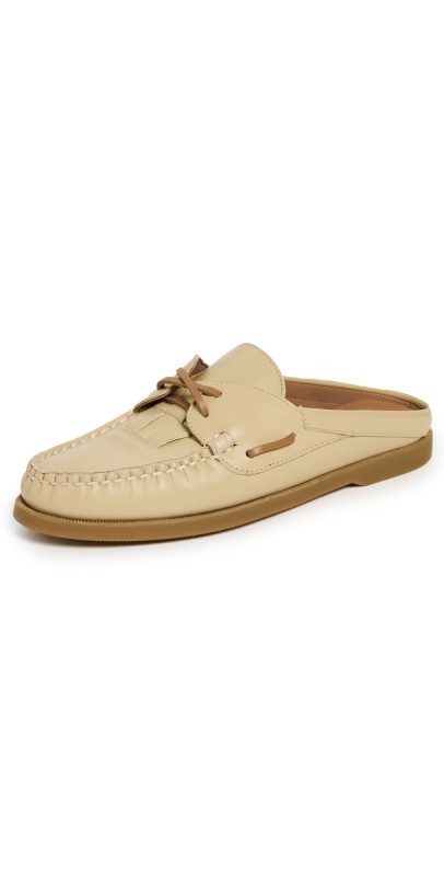 Hereu Saler Nautic Mules Oat/Beige