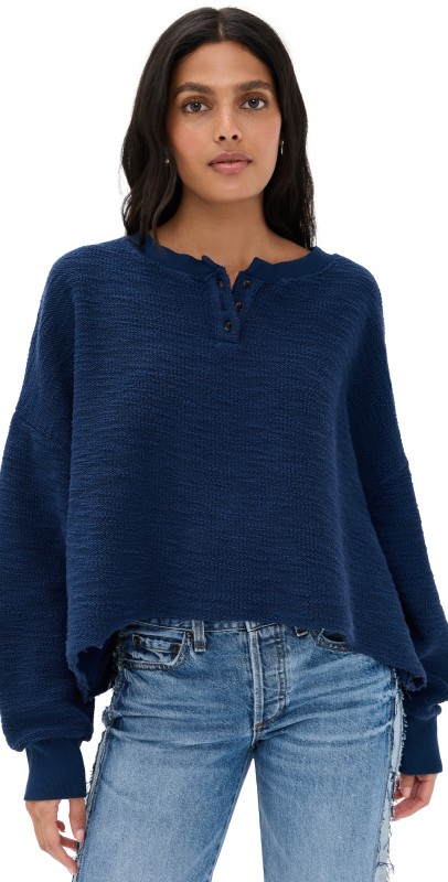 ASKK NY Great Jones Sweatshirt Navy