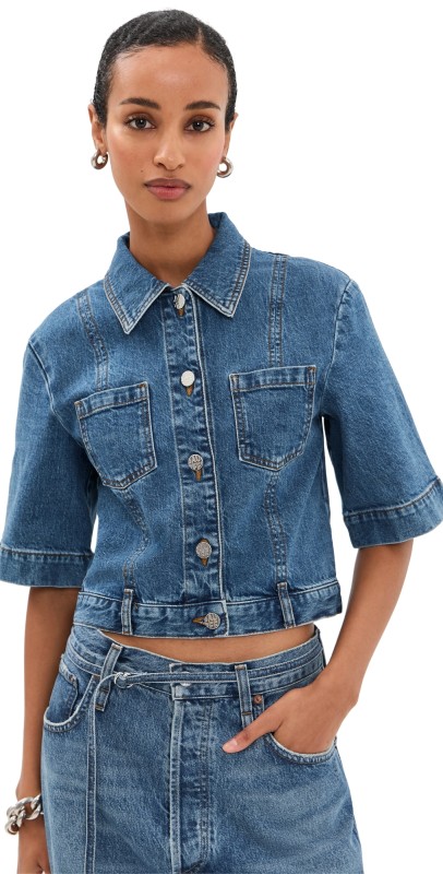 BAUM UND PFERDGARTEN No. 05 Shirt Worn Out Blue