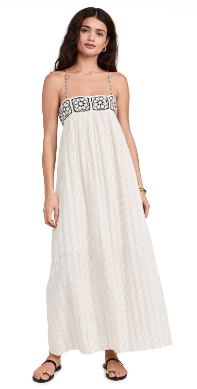 Dress To Cropped Dress With Crochet Tie Belt OffWhite