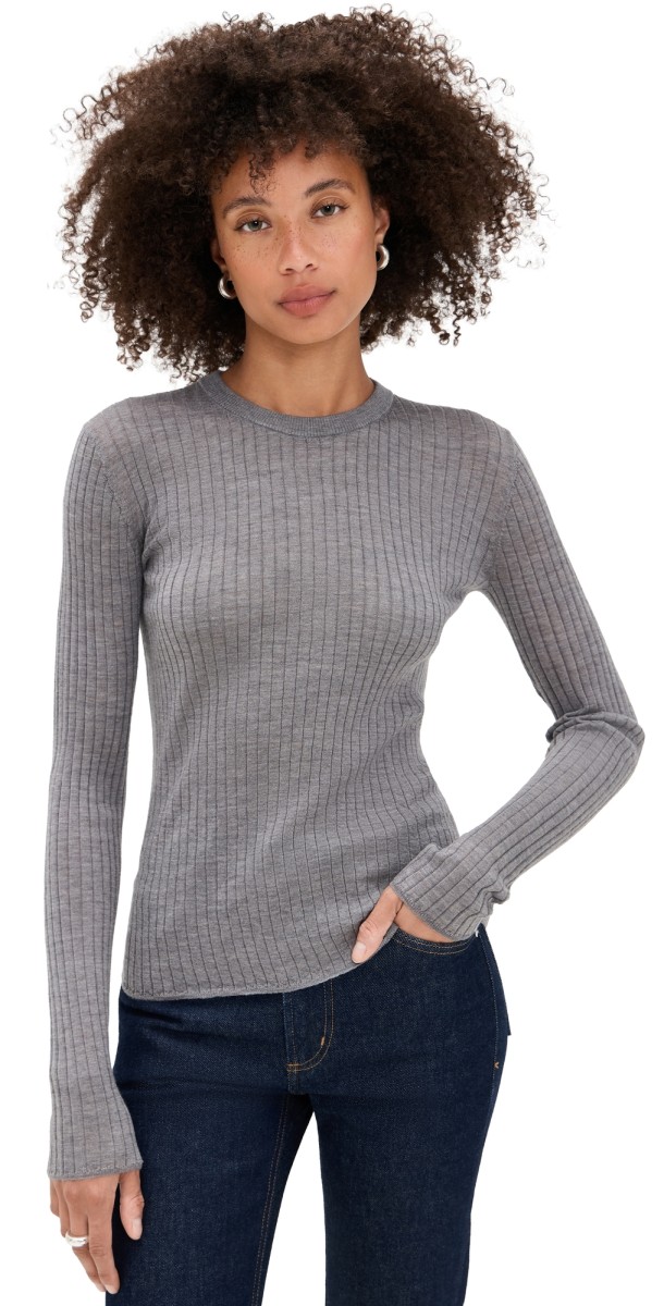 A. L.C. Kyle Top Medium Heather Grey