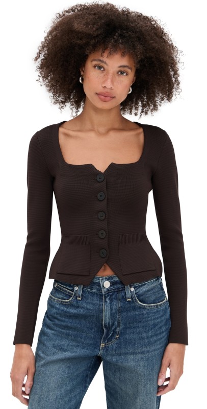 STAUD Rachela Sweater Earth