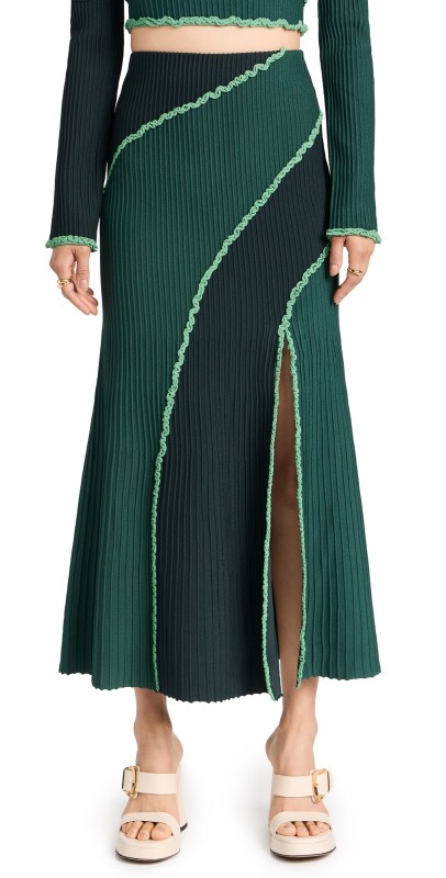 Significant Other Ginny Skirt Teal Mix