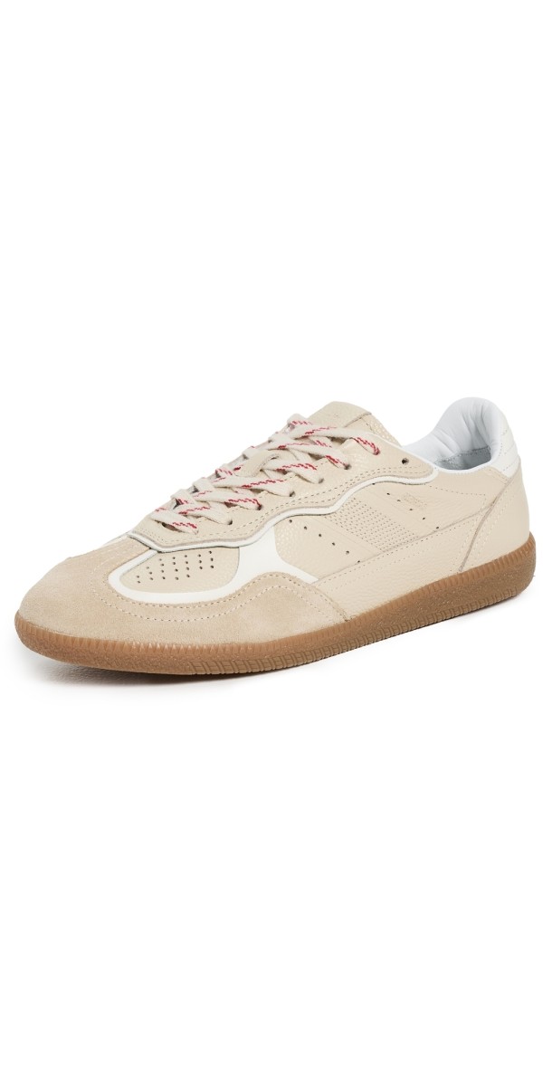 ALOHAS Tb.490 Rife Grain Cream Leather Sneakers Cream
