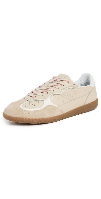 ALOHAS Tb.490 Rife Grain Cream Leather Sneakers Cream