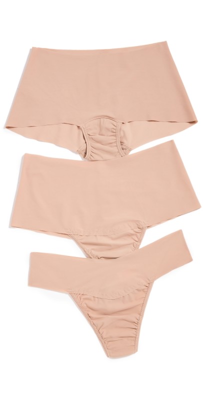 Hanky Panky Breathe Starter Thong 3 Pack Taupe