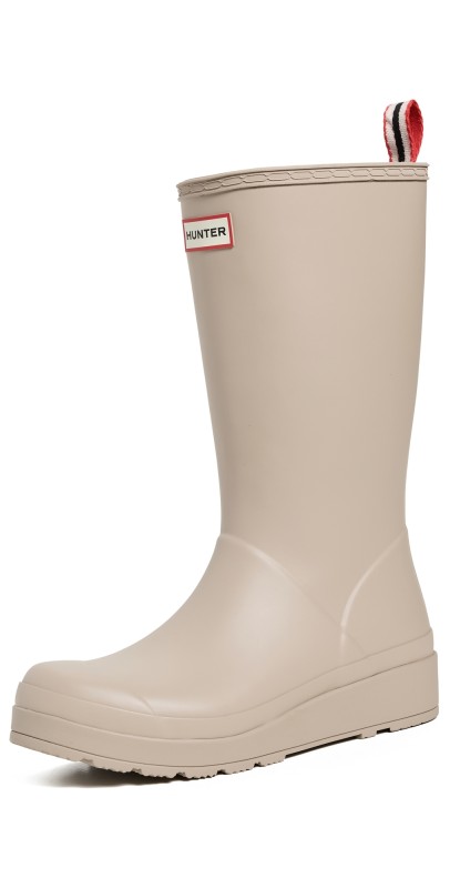 Hunter Boots Play Tall Boots Light Natural