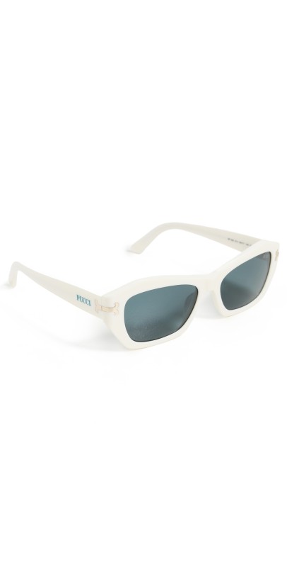 Pucci Geometric Sunglasses Shiny Whit