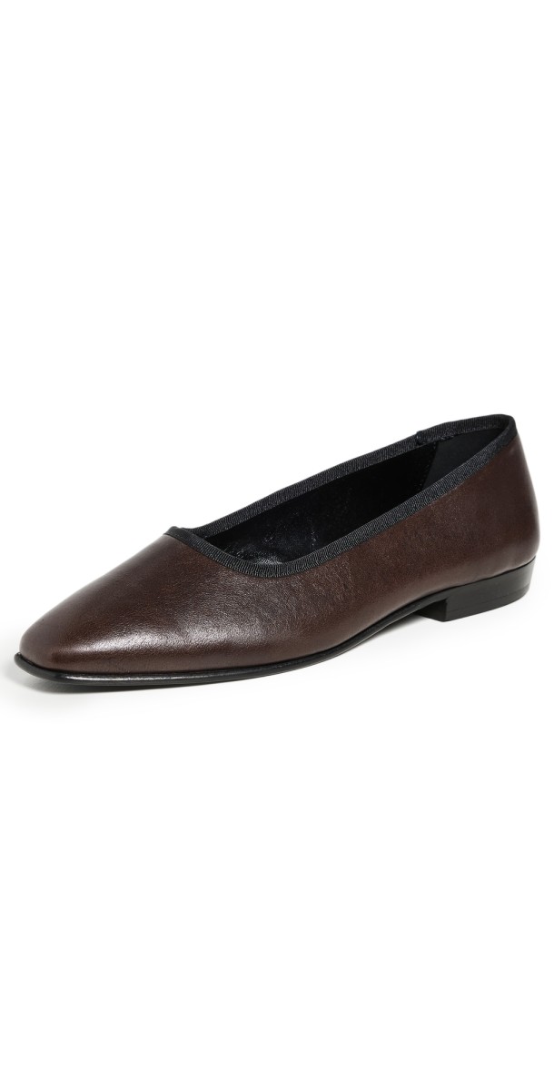 STAUD Keith Ballet Flats Espresso