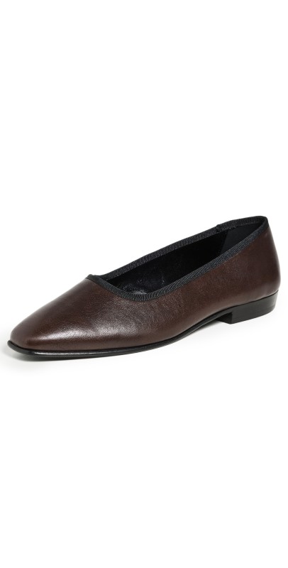STAUD Keith Ballet Flats Espresso