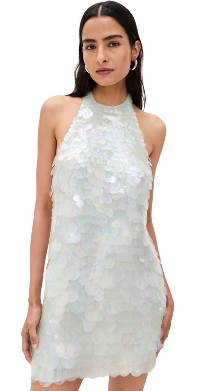 Retrofête Bondera Sequin Dress Eucalyptus
