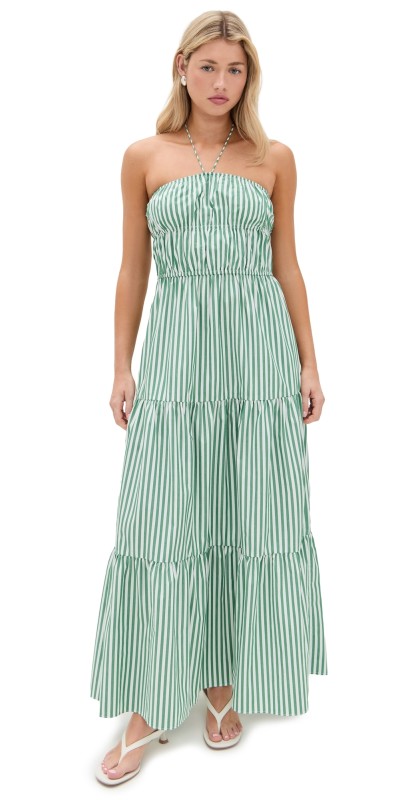 Solid & Striped The Jodie Dress Tennis Green