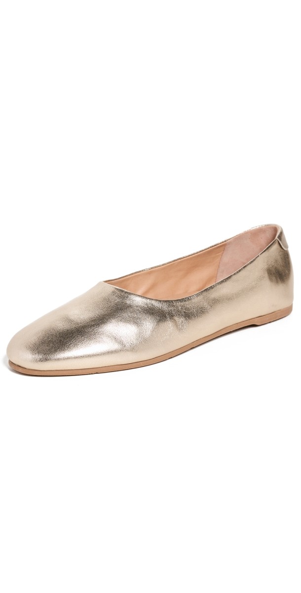 beek Swiftlet Ballet Slippers Gold