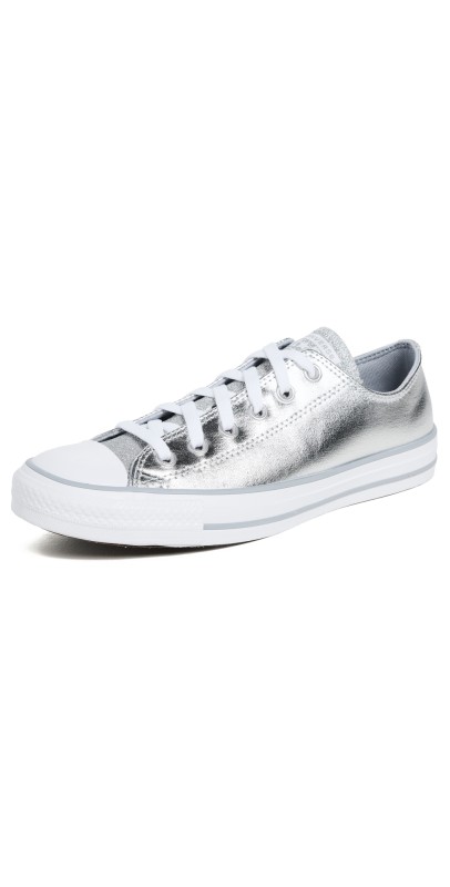 Converse Chuck Taylor All Star Sparkle Sneakers Metallic Granite/White