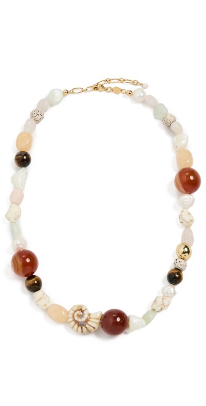 Anni Lu Seaside Necklace Caramel Cream