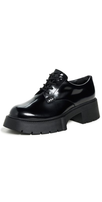 Coach Lyla Derby Platforms Black