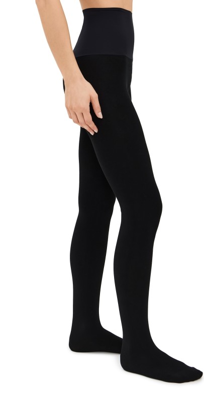 Commando Fleece Lined Opaque Tights Black