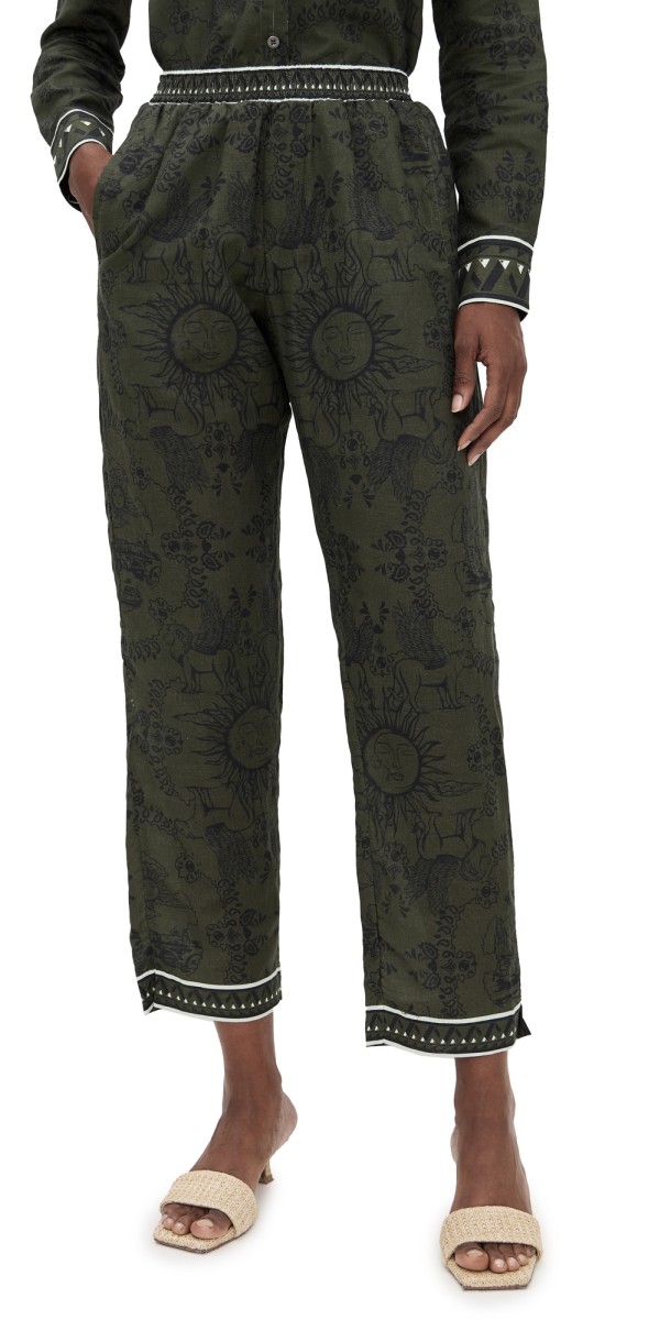 Las Sureñas Italian Coast Pants Green