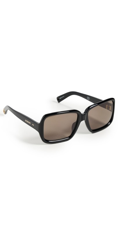Jacquemus Cabana Sunglasses Black/Gold/Grey