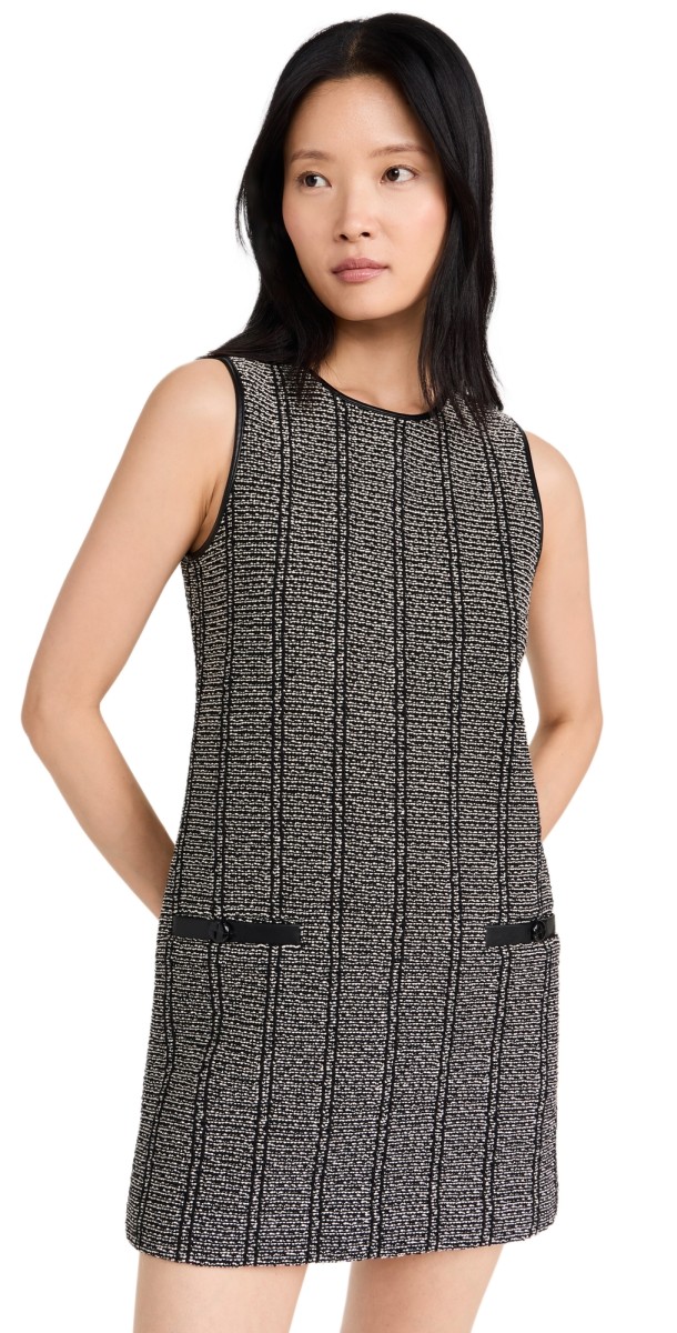 rag & bone Frances Italian Cotton Dress Blackmult