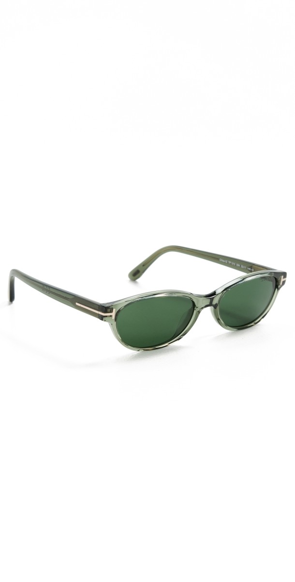 Tom Ford Chloe-02 Sunglasses Shiny Transparent Sag