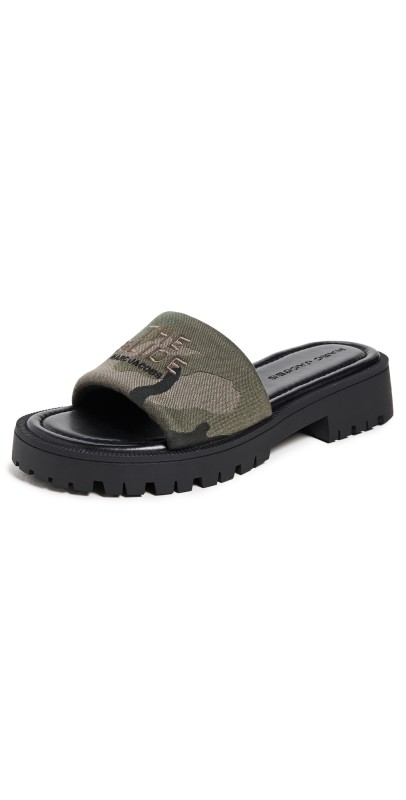 Marc Jacobs The Slides Camo Multi