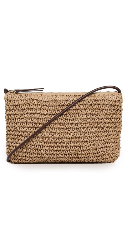 Loeffler Randall Yasmine Flat Clutch Espresso