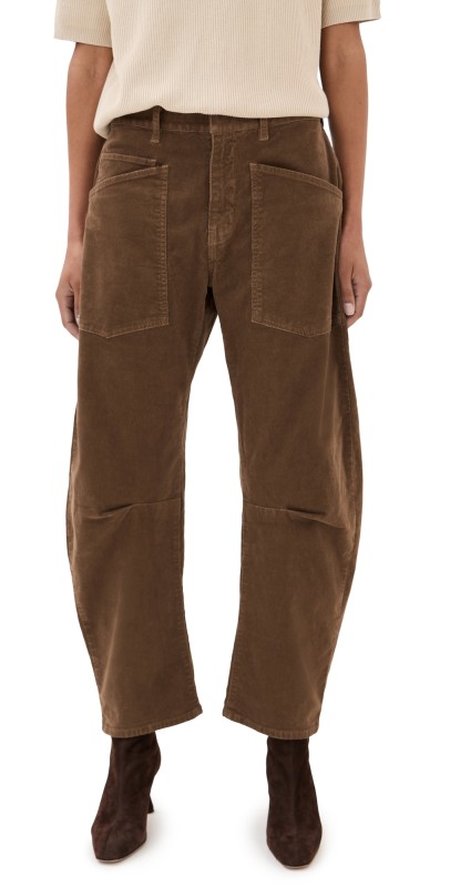 Nili Lotan Shon Corduroy Pants Caffe