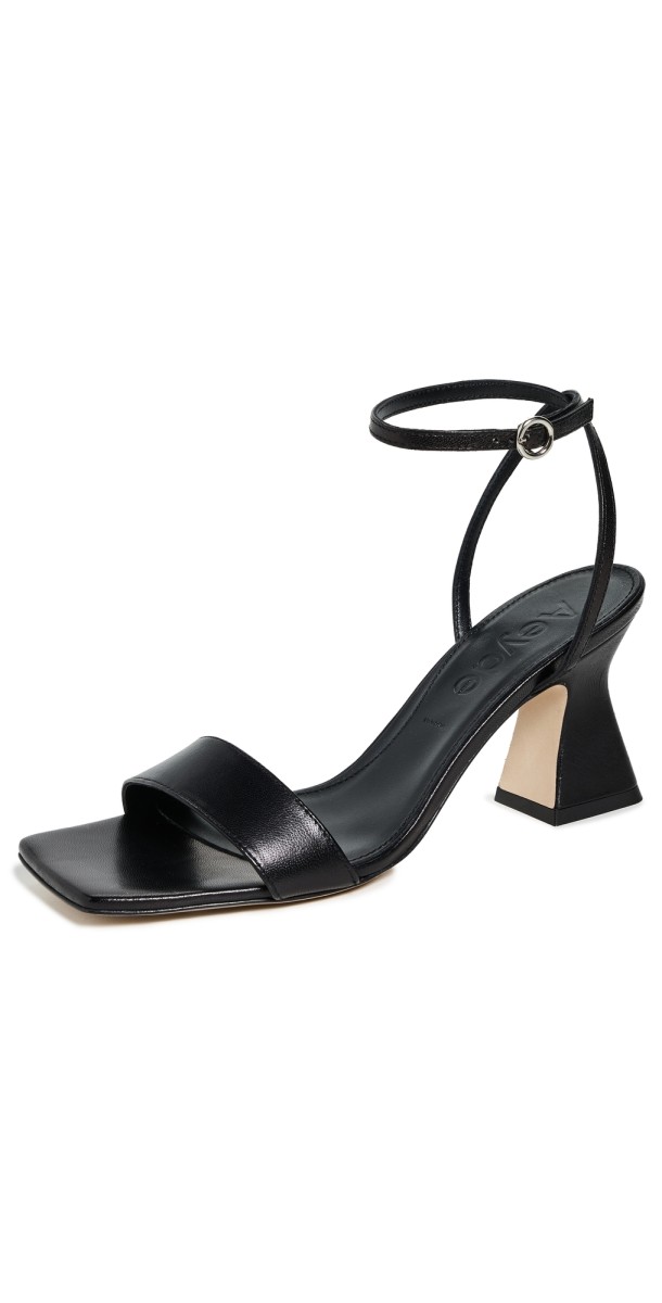 AEYDE Fenna Nappa Leather Sandals Black