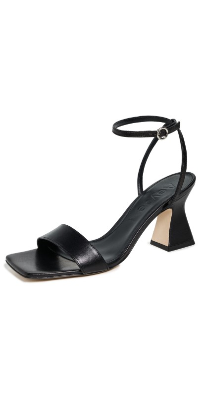 AEYDE Fenna Nappa Leather Sandals Black