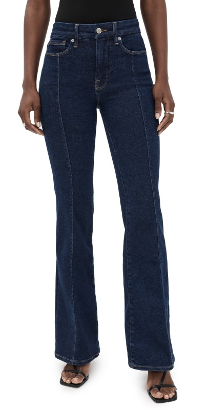 Good American Good Legs Flare Jeans Indigo983